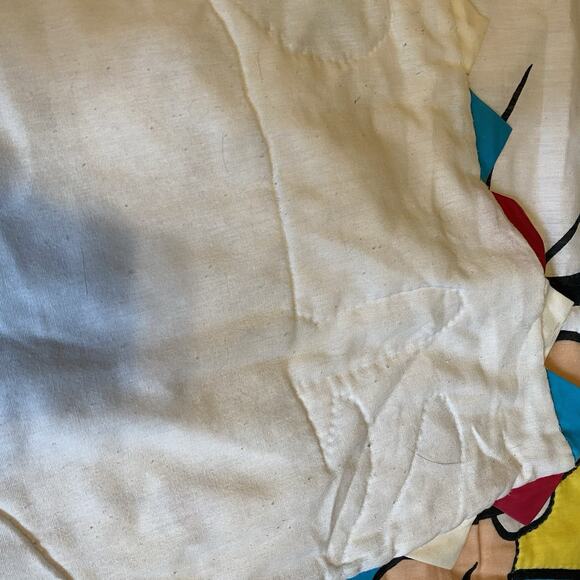 Vintage Disney Baby Crib Blanket Quilted Donald Goofy Alarm Clock Teddy 54”x36” - Picture 8 of 11